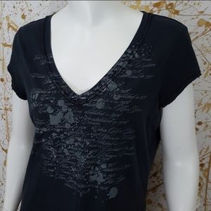 Calvin Klein Jeans V Neck short sleeve Tee size XL